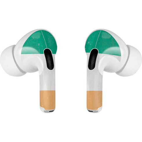 Ivory Coast Flag Distressed AirPods Skins
